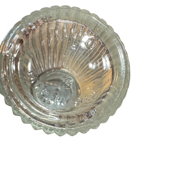 UWO Salt and Pepper Shakers Clear Glass West Germany Silver Tone Top Ribbed  VTG - Picture 4 of 4